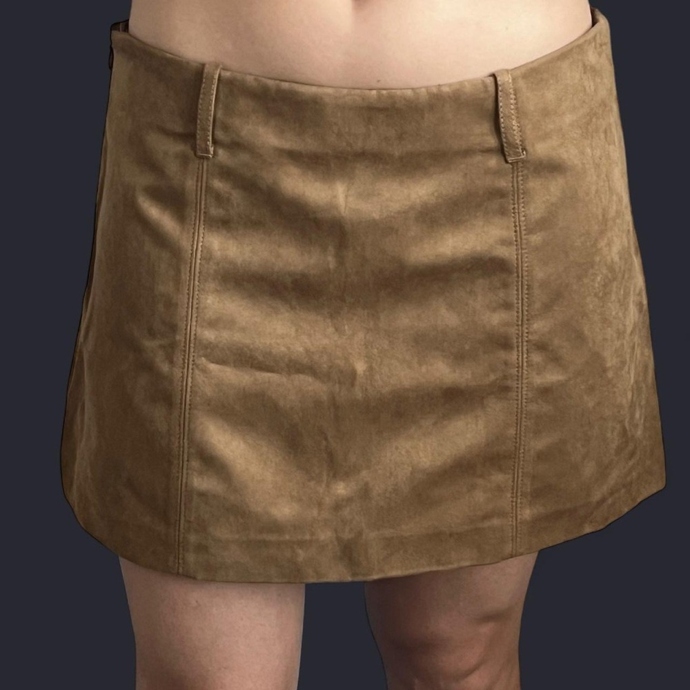 H&M Tan Mini Skirt